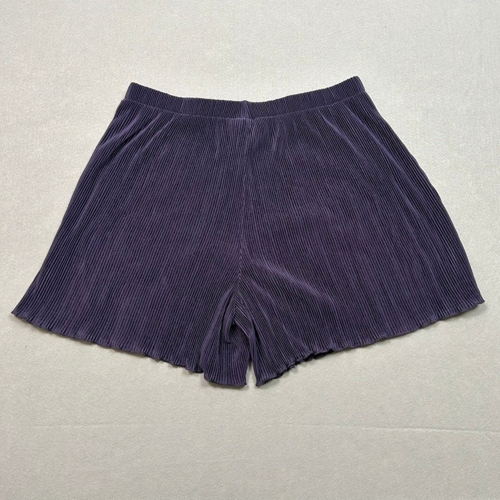 Nordstrom Open Edit Plisse Pleated Pajama Short Navy S Lounge Feminine Intimates